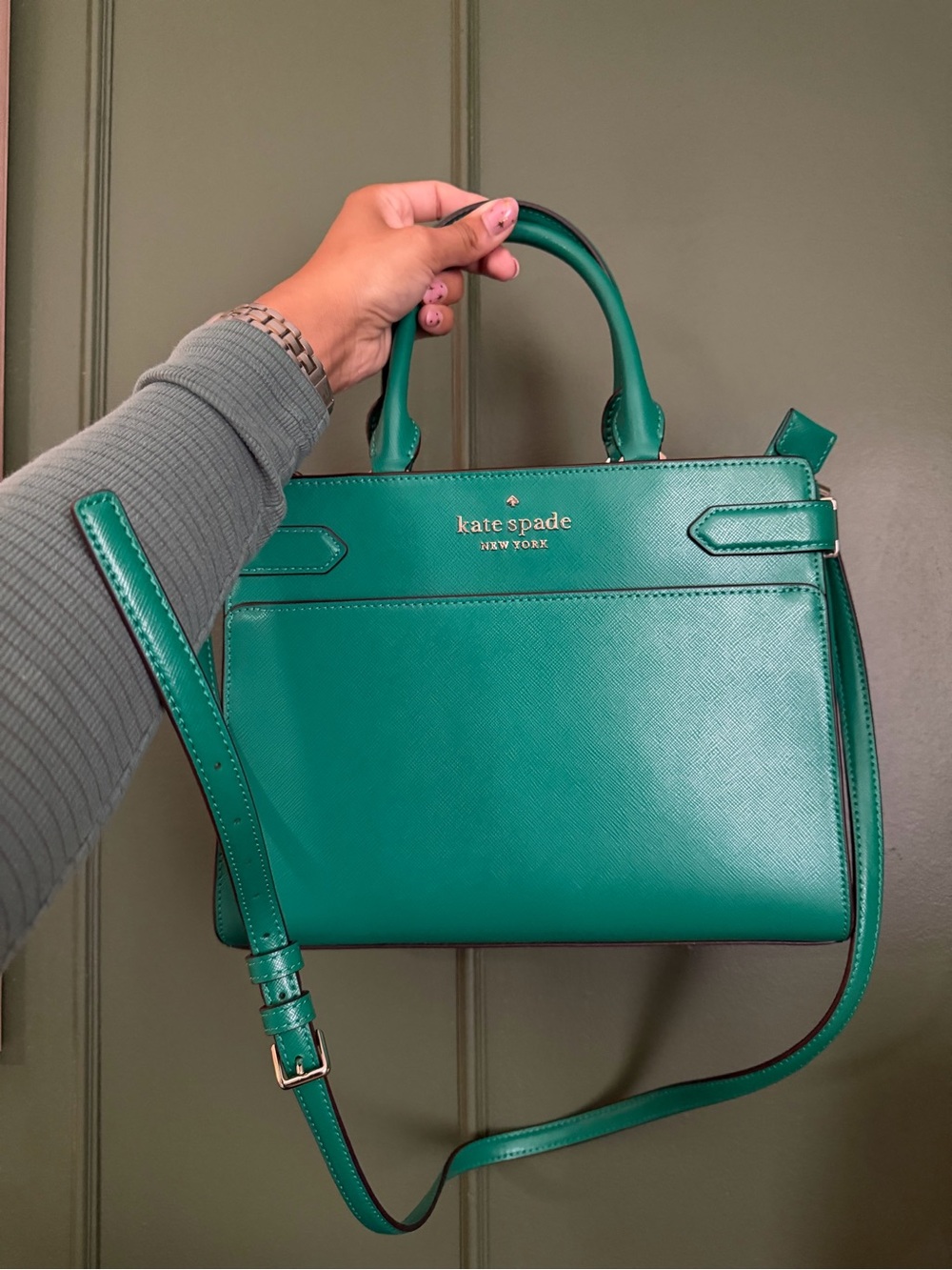 kate spade green purse